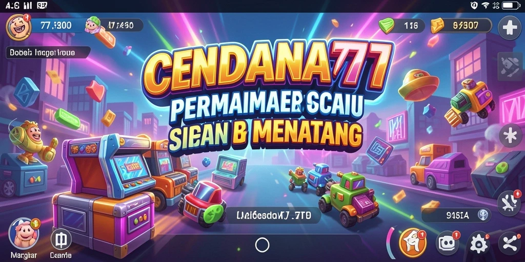 Screenshot CENDANA777 menampilkan serunya gameplay Arcade yang dinamis.