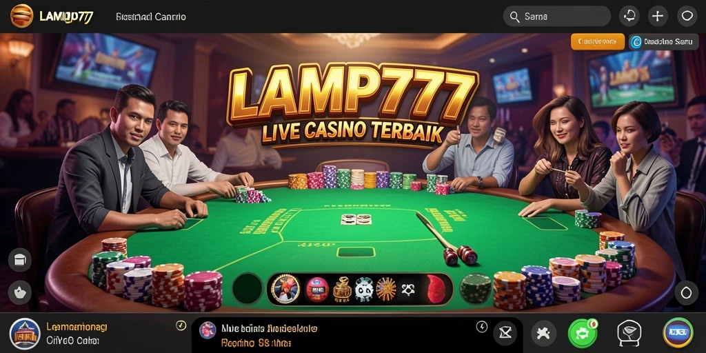 Tampilan gameplay LAMPU777 yang seru dan interaktif di Live Casino.