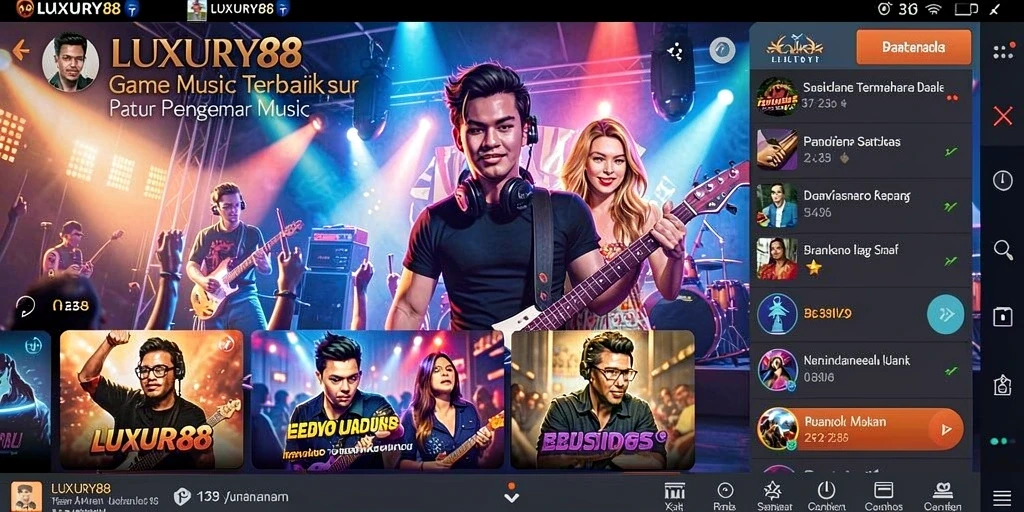 Tampilan gameplay LUXURY88 yang seru dan interaktif.