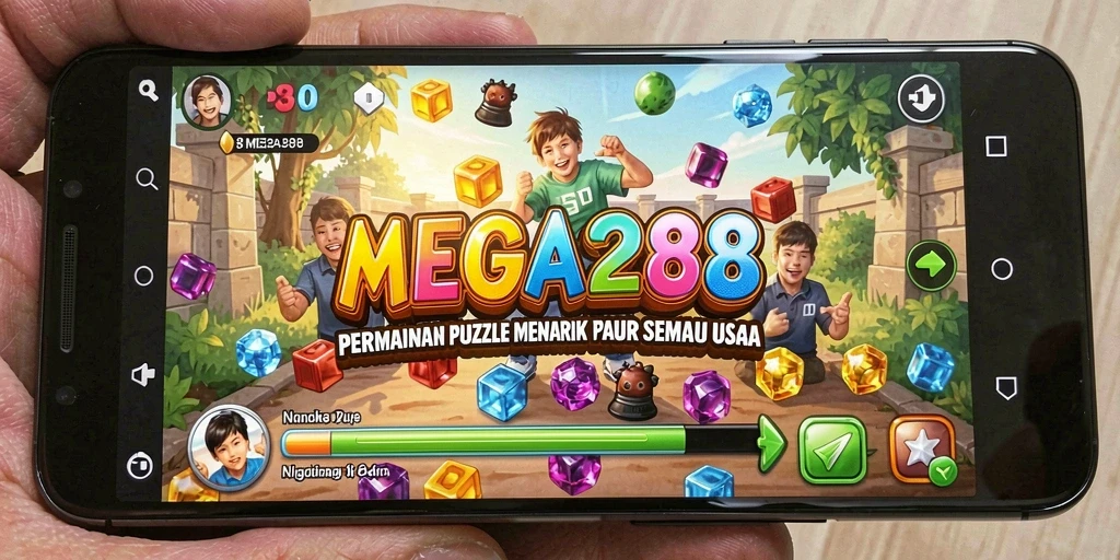 Tampilan gameplay MEGA288 yang menarik dan penuh tantangan Puzzle.
