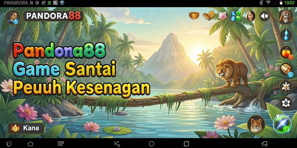 Tampilan gameplay <strong>PANDORA88</strong> yang penuh warna dan menarik.