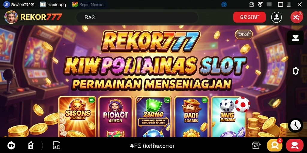Tampilan gameplay Slot yang menarik di REKOR777.