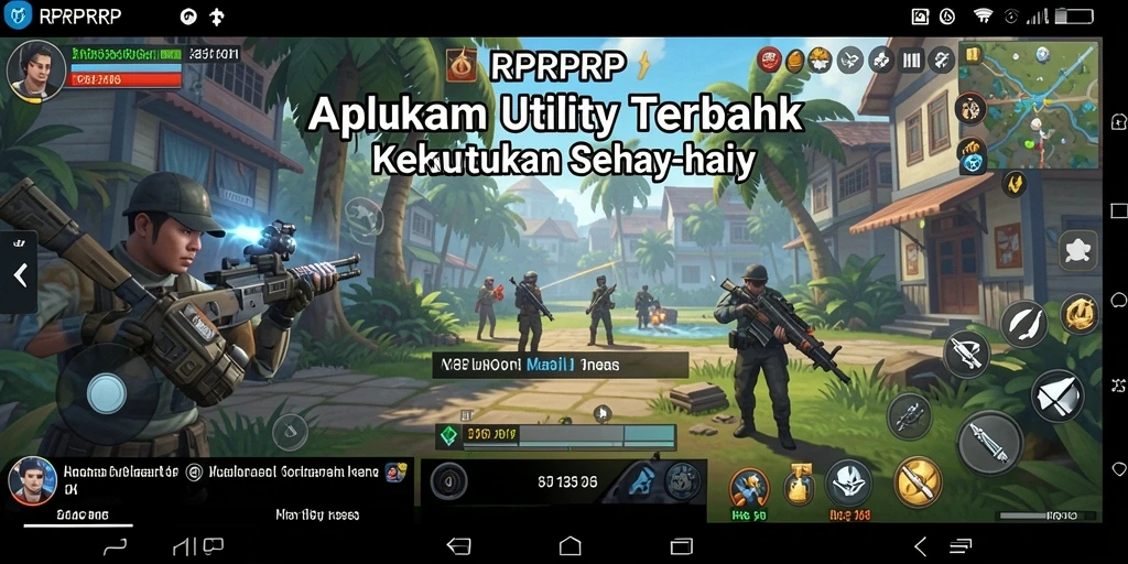 Tampilan antarmuka aplikasi RPRPRP untuk kebutuhan sehari-hari.