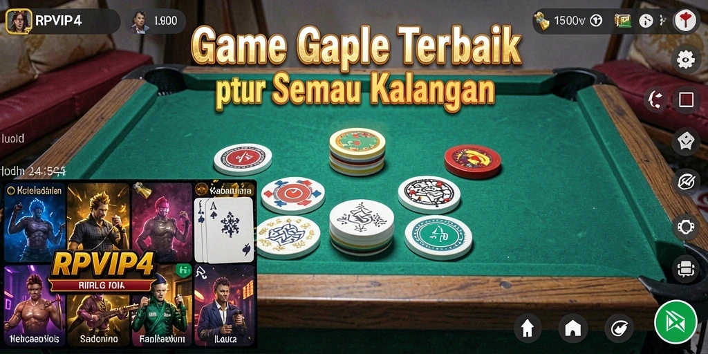 Screenshot utama gameplay RPVIP4 yang seru dan interaktif.